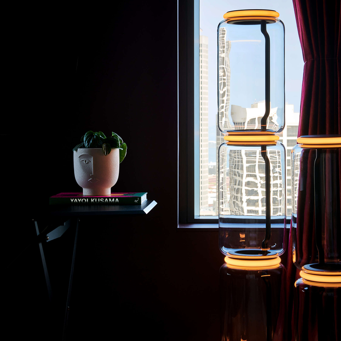 Flos Noctambule 立燈 (2 High Cylinders Small Base) Flos - 潤舍．生活家居 Luxury Life