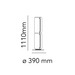 Flos Noctambule 立燈 (2 High Cylinders Small Base) Flos - 潤舍．生活家居 Luxury Life