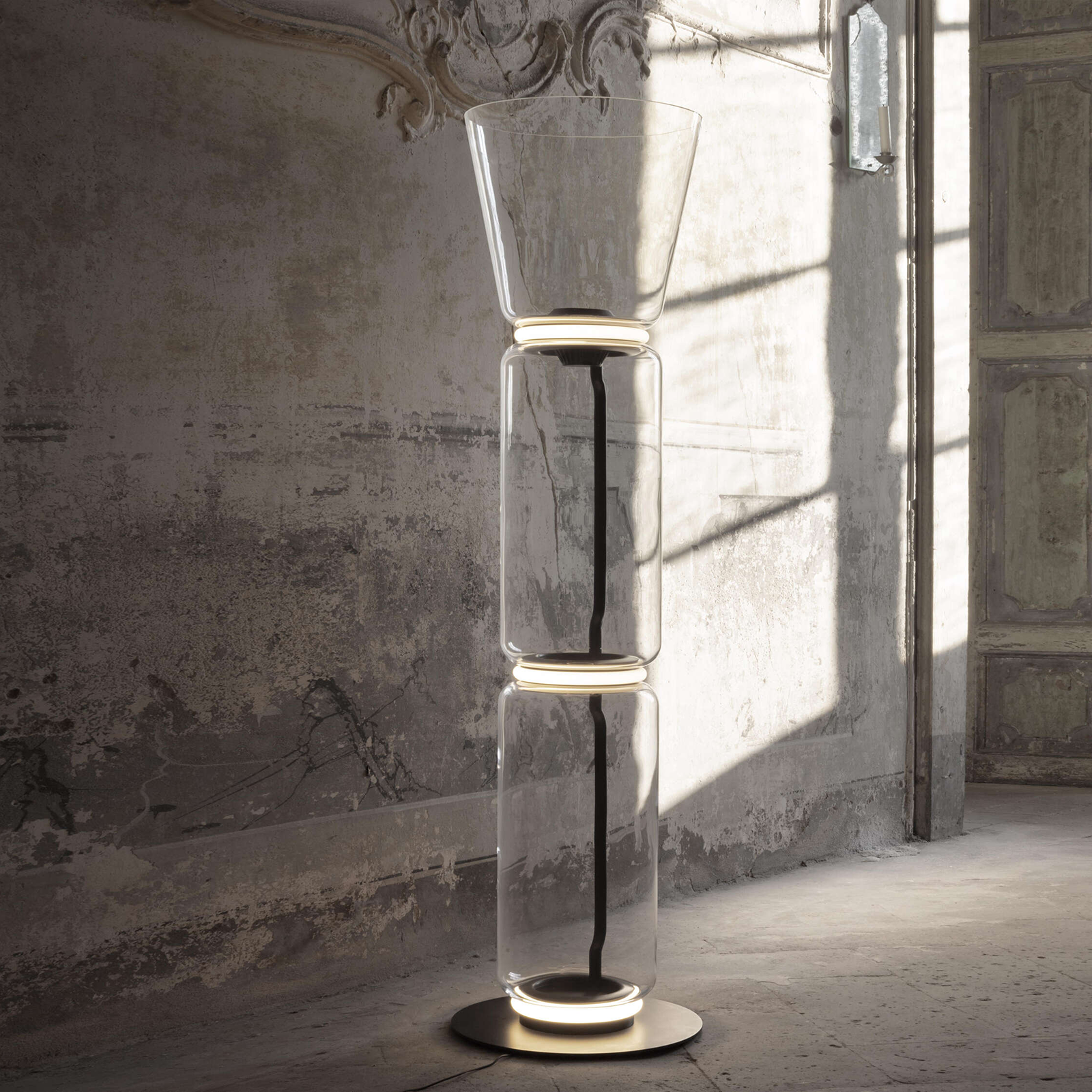 Flos Noctambule 立燈 (2 High Cylinders & Cone Small Base) Flos - 潤舍．生活家居 Luxury Life