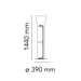 Flos Noctambule 立燈 (2 High Cylinders & Cone Small Base) Flos - 潤舍．生活家居 Luxury Life