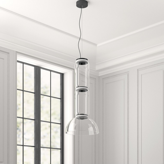 Flos Noctambule 吊燈 (2 Low Cylinders and Bowl) Flos - 潤舍．生活家居 Luxury Life