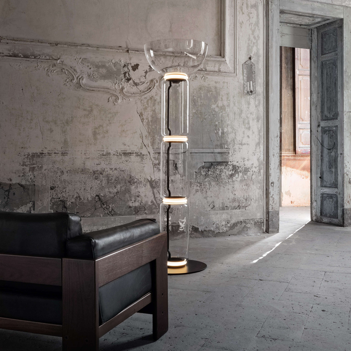 Flos Noctambule 立燈 (3 High Cylinders Bowl Big Base) Flos - 潤舍．生活家居 Luxury Life