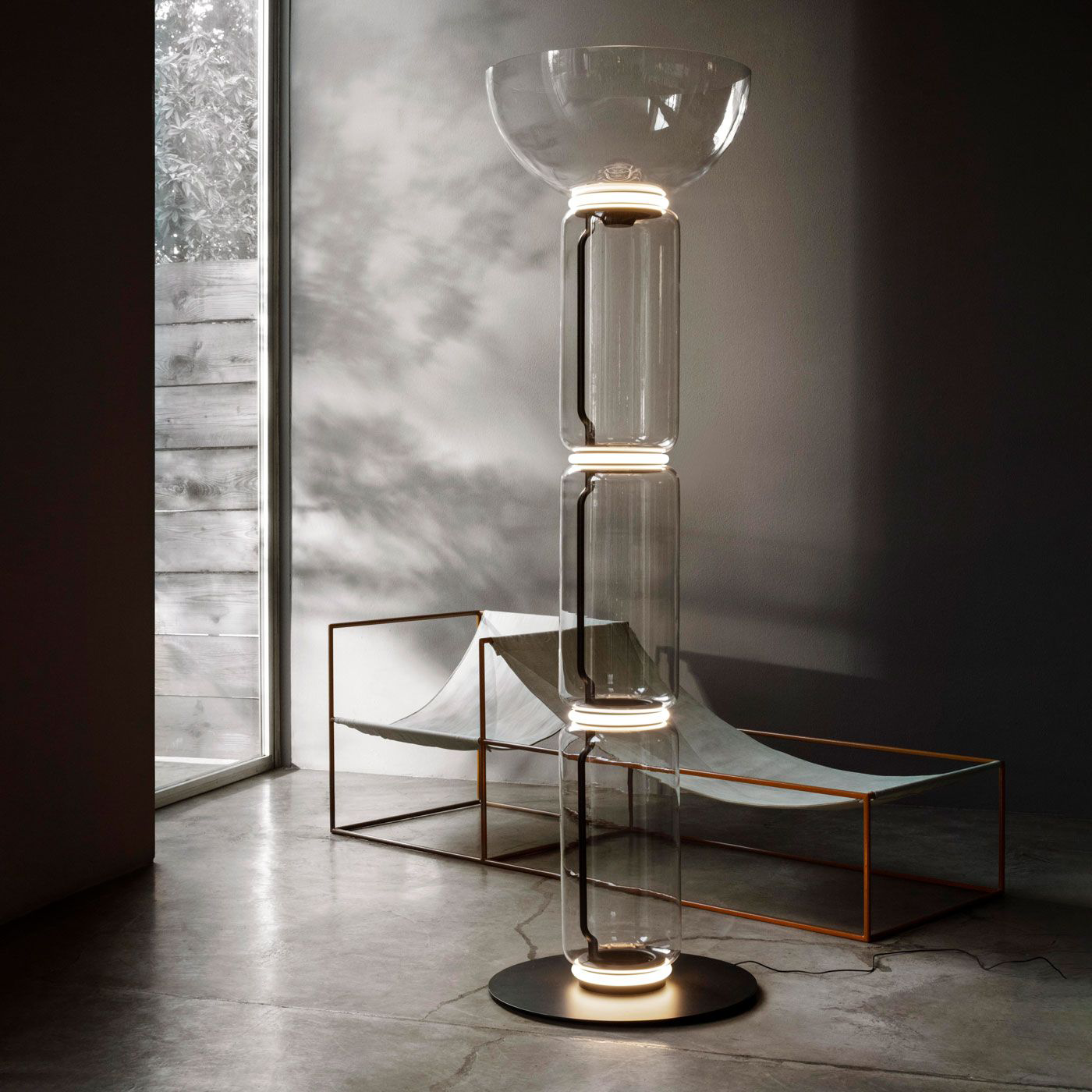 Flos Noctambule 立燈 (3 High Cylinders Bowl Big Base) Flos - 潤舍．生活家居 Luxury Life