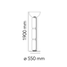 Flos Noctambule 立燈 (3 High Cylinders Bowl Big Base) Flos - 潤舍．生活家居 Luxury Life