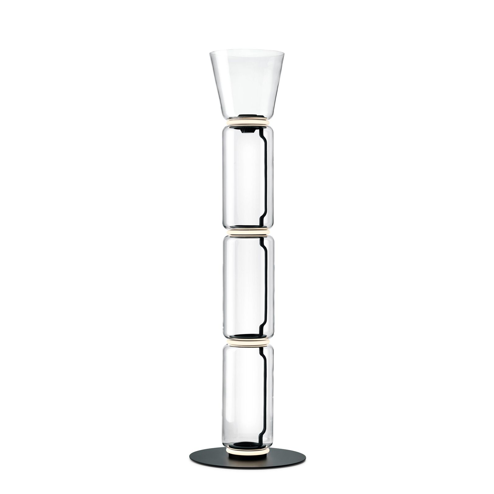 Flos Noctambule 立燈 (3 High Cylinders Cone Big Base ) Flos - 潤舍．生活家居 Luxury Life