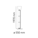 Flos Noctambule 立燈 (3 High Cylinders Cone Big Base ) Flos - 潤舍．生活家居 Luxury Life