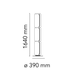 Flos Noctambule 立燈 (3 High Cylinders Small Base) Flos - 潤舍．生活家居 Luxury Life