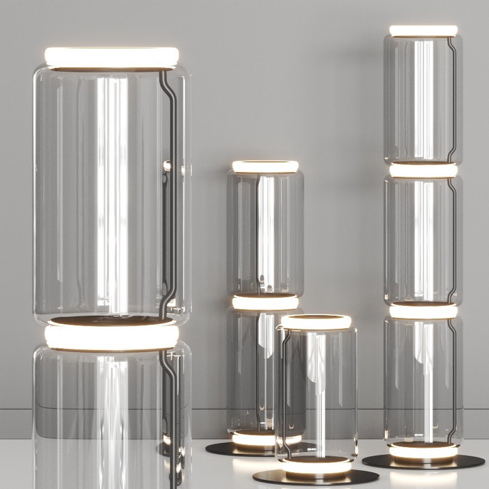 Flos Noctambule 立燈 (4 High Cylinders Big Base) Flos - 潤舍．生活家居 Luxury Life