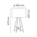 Flos Ray Table Lamp Ray 鐵塔桌燈 - 潤舍．生活家居 Luxury Life