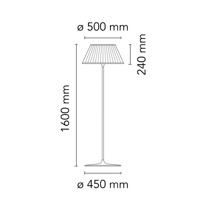 Flos Romeo Soft F Floor Lamp 羅密歐立燈 (紡織燈罩) - 潤舍．生活家居 Luxury Life