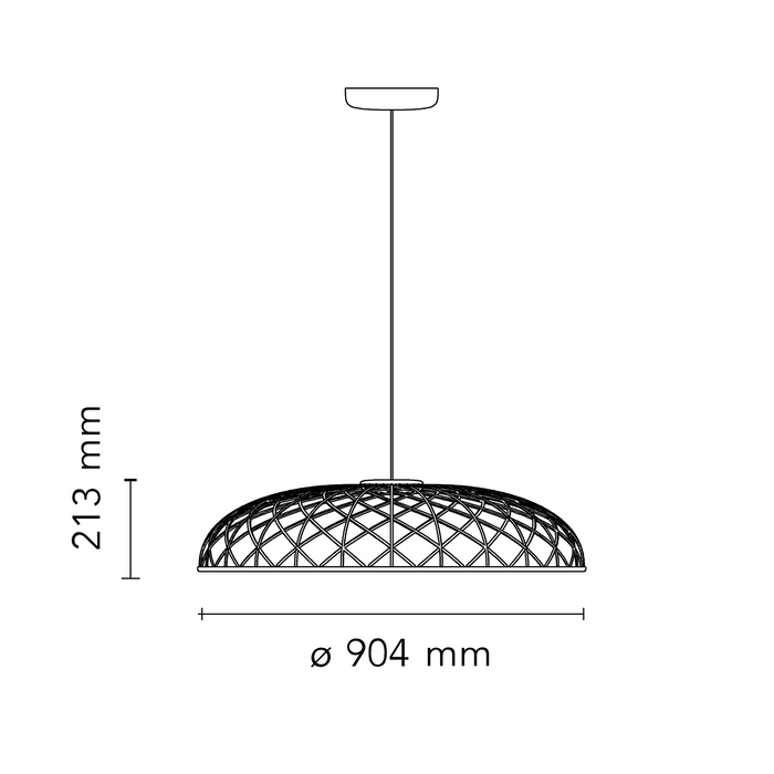 義大利進口燈飾｜Flos 天空織網吊燈 Skynest Suspension Lamp