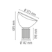 義大利桌燈 — Flos 羅馬神話玻璃桌燈 Flos Taccia Small Glass Table Lamp 義大利進口燈具