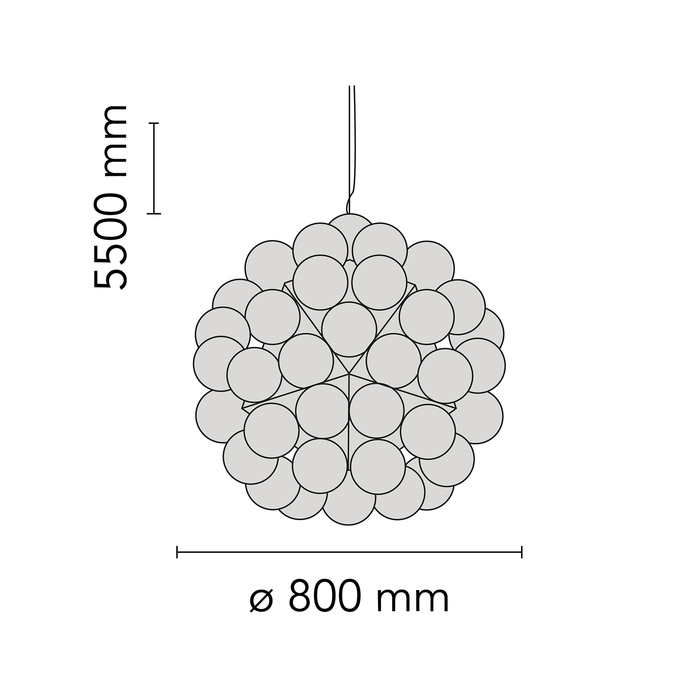 義大利進口燈飾｜Flos 蒲公英 88 吊燈(Ø68 cm) Taraxacum 88 S1 Suspension Lamp 80cm