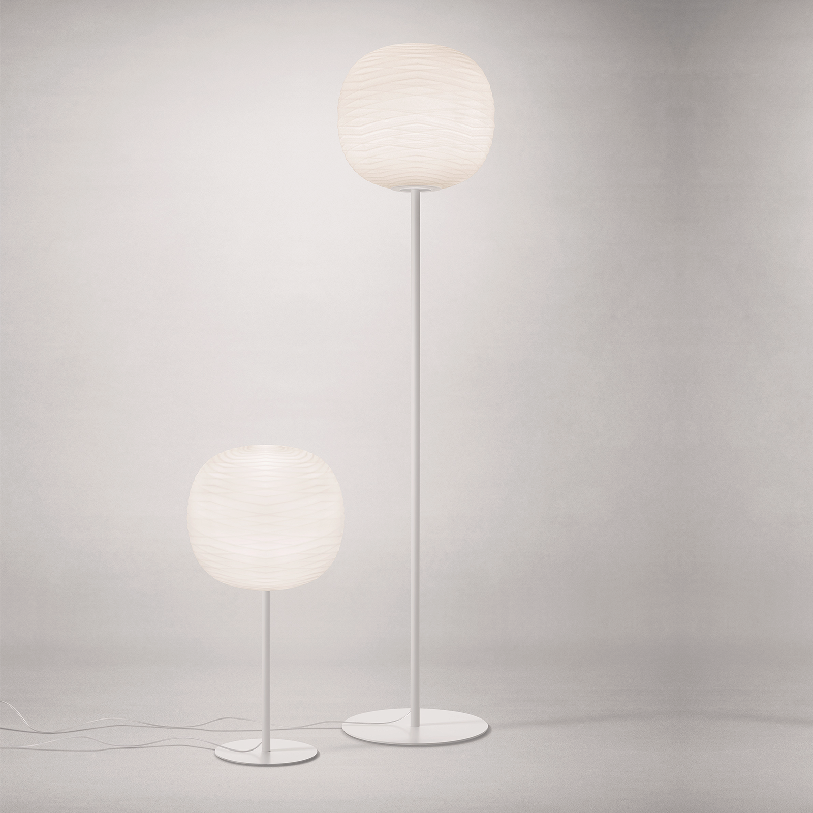 進口燈具｜Foscarini 聲紋美學立燈 Gem Floor Lamp 義大利燈具