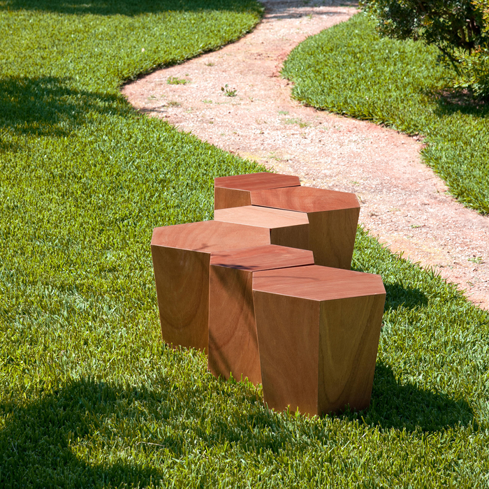 義大利高級家具 - 六角矮凳 Horm Hexagon Stone Stool