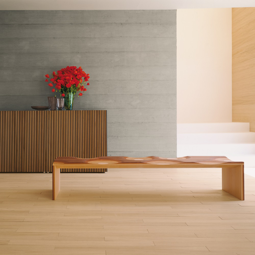 高級義大利家具 - 伊東豐雄漣漪原木長凳 Horm Ripples Bank Bench