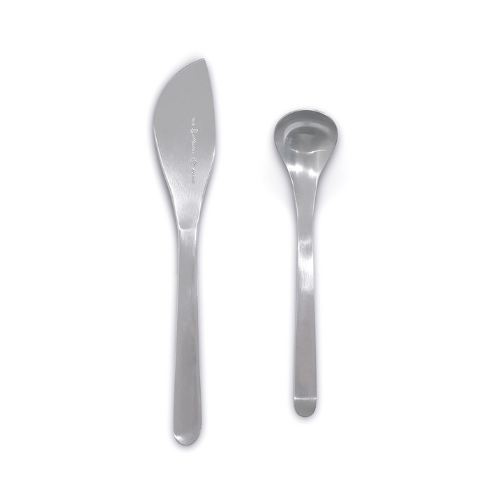 Sori Yanagi Stainless Steel Kitchen Tools Butter Knife / Spoon Set 不鏽鋼奶油抹刀 / 糖匙 (兩件組)