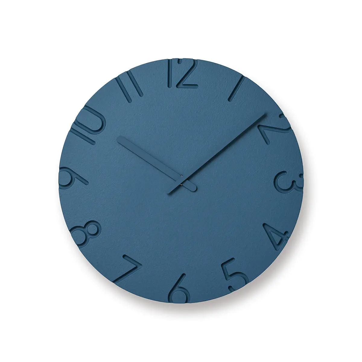 彩色雕刻壁鐘阿拉伯數字款Lemnos Carved Colored Wall Clock 30.5cm