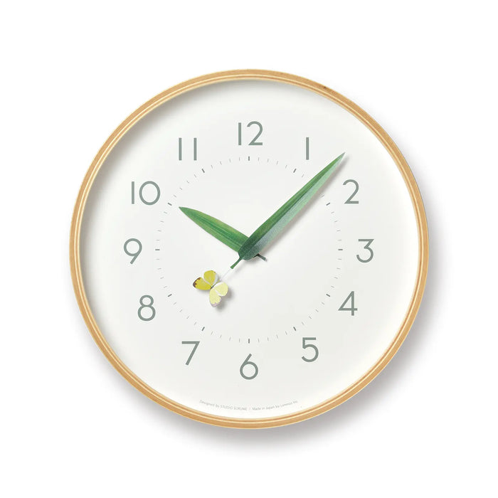 Lemnos Perch Monki 時鐘 (紋黃蝴蝶 / Ø25.4 cm) Lemnos - 潤舍．生活家居 Luxury Life