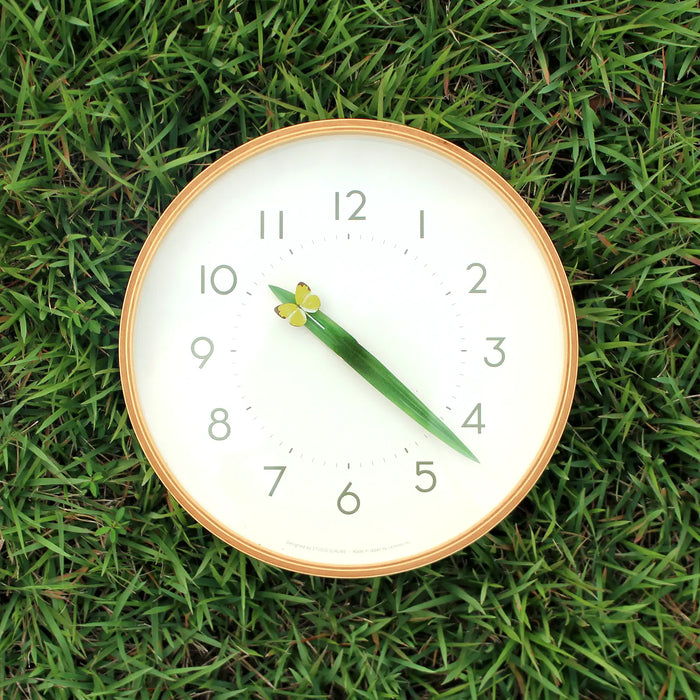 Lemnos Perch Monki 時鐘 (紋黃蝴蝶 / Ø25.4 cm) Lemnos - 潤舍．生活家居 Luxury Life