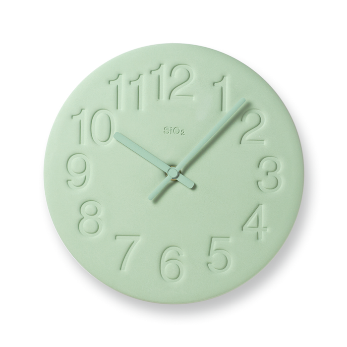 Lemnos Celite Design Clock 珪藻土壁鐘 (Ø25.6 cm)