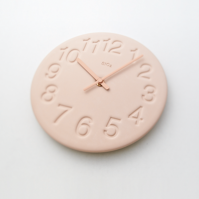 Lemnos Celite Design Clock 珪藻土壁鐘 (Ø25.6 cm)