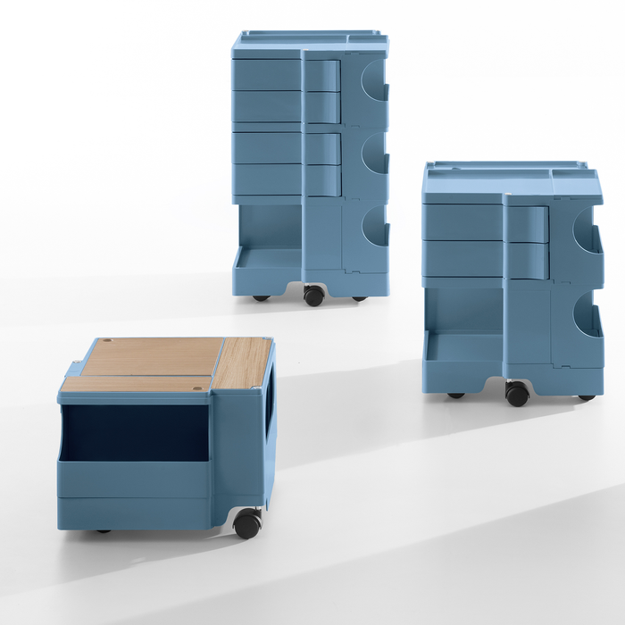 義大利收納推車｜B-Line 巴比收納推車 (M 73.5cm / 2023 新色鯨魚藍) Boby Storage Trolly System 