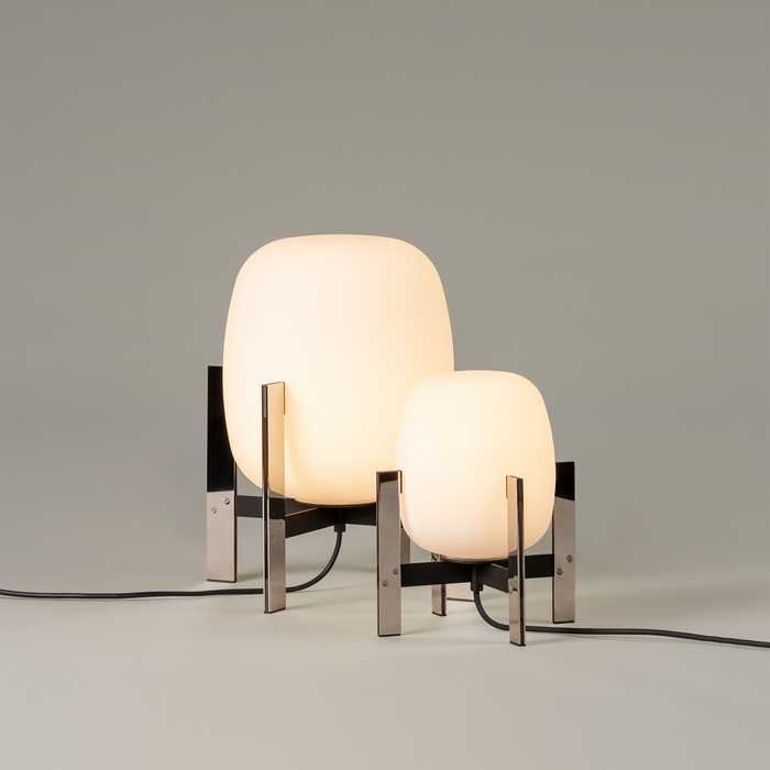 Santa & Cole Cesta Metalica Table Lamp 提籃桌燈 (金屬款 / H28 cm)