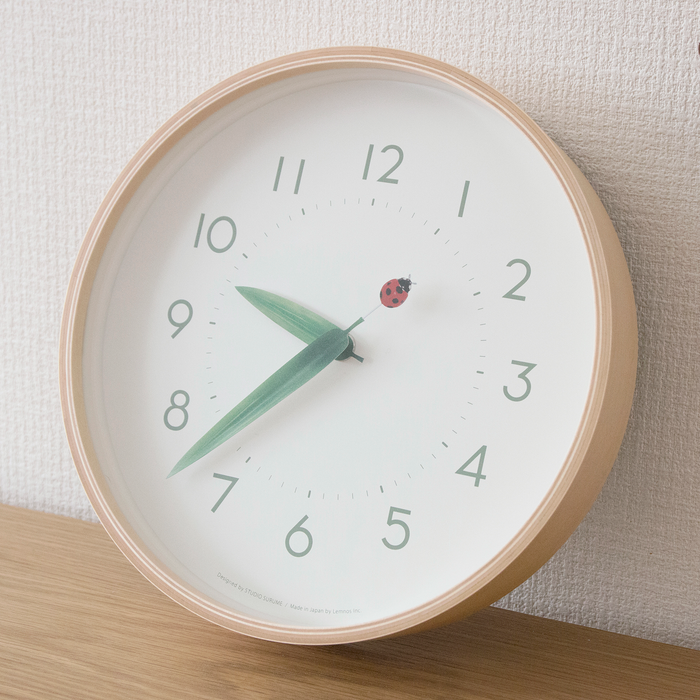 Lemnos Perch Tento Wall Clock 巧合時鐘 (瓢蟲 / Ø25.4 cm)