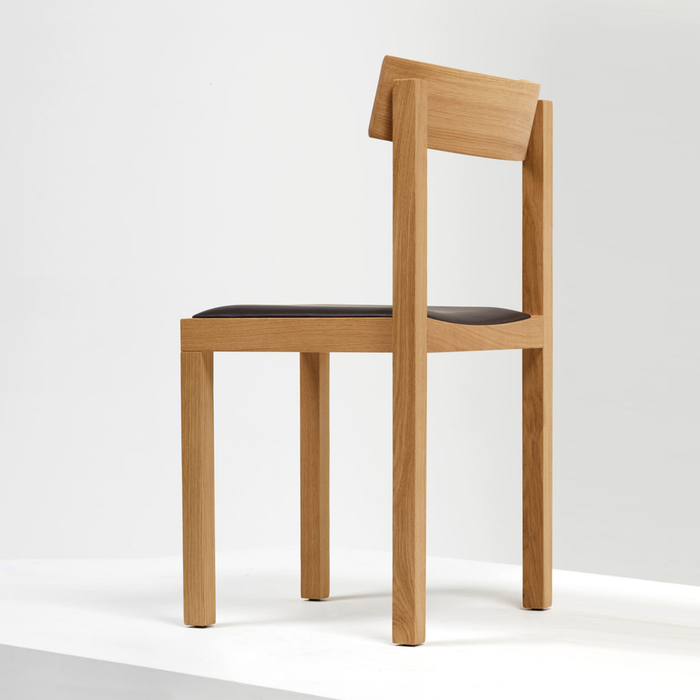 Mattiazzi MC14 Primo Wooden Dining Chair in Oak with Leather Cushion 頂尖單椅 / 餐椅 (橡木 / 皮革座墊款)