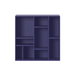 北歐收納櫃書架｜Montana 迷宮九格收納櫃 (壁掛式) Compile Small Bookshelf with Decorative Divisions