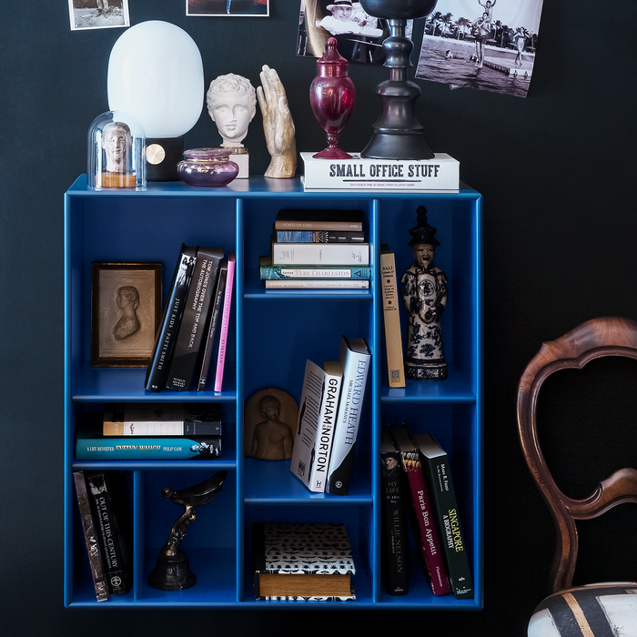 北歐收納櫃書架｜Montana 迷宮九格收納櫃 (壁掛式) Compile Small Bookshelf with Decorative Divisions