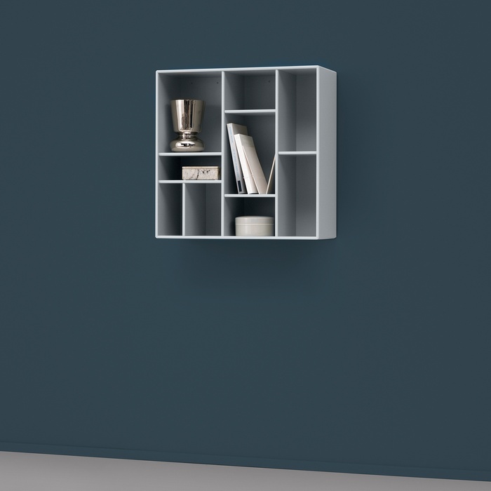 北歐收納櫃書架｜Montana 迷宮九格收納櫃 (壁掛式) Compile Small Bookshelf with Decorative Divisions