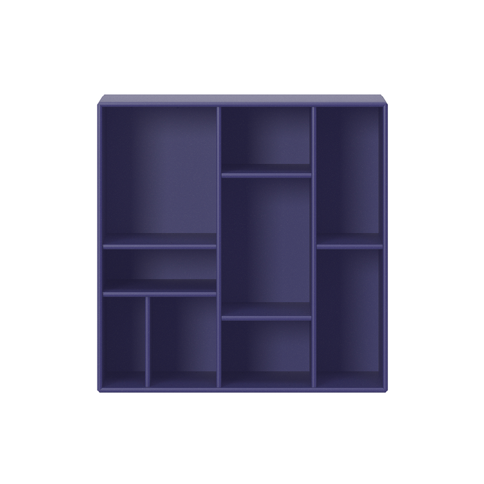 北歐收納櫃書架｜Montana 迷宮九格收納櫃 (壁掛式) Compile Small Bookshelf with Decorative Divisions
