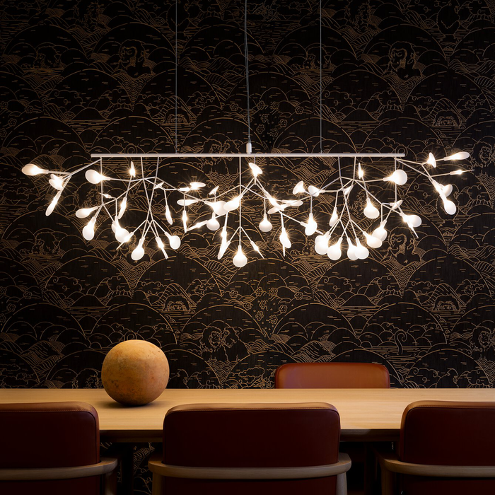 歐洲進口燈飾｜Moooi 美麗花火吊燈 (橫式支架款 / 155 cm) Heracleum Ⅲ Linear Suspension Lamp