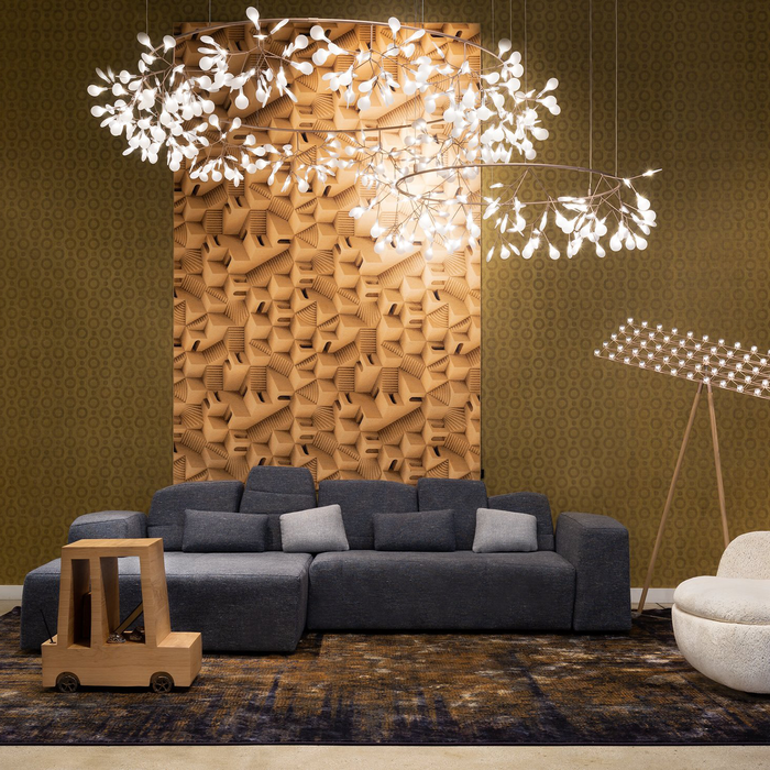 歐洲進口燈飾｜Moooi 美麗花火環形吊燈 (Ø160 cm) Heracleum The Small Big-O Suspension Lamp