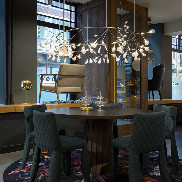 歐洲進口燈飾｜Moooi 美麗花火環形吊燈 (Ø160 cm) Heracleum The Small Big-O Suspension Lamp