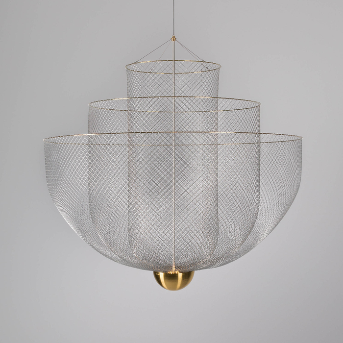 歐洲進口燈飾推薦｜Moooi 夢幻織網吊燈 (Ø90 cm) Meshmatics Chandelier 