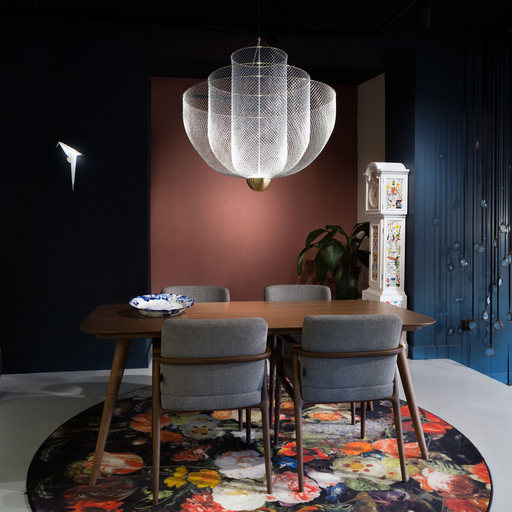 歐洲進口燈飾推薦｜Moooi 夢幻織網吊燈 (Ø90 cm) Meshmatics Chandelier 