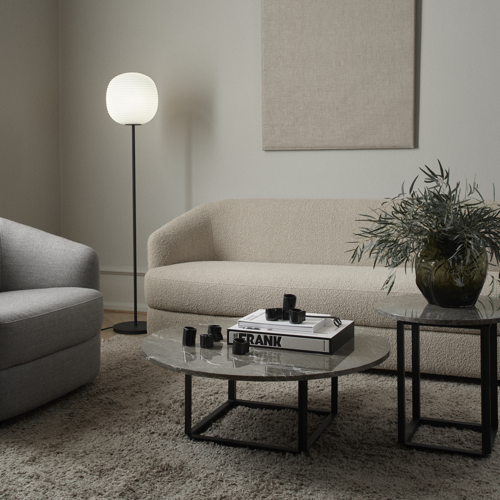 北歐進口燈具｜New Works 白月立燈 Lantern Floor Lamp 北歐丹麥極簡傢具品牌