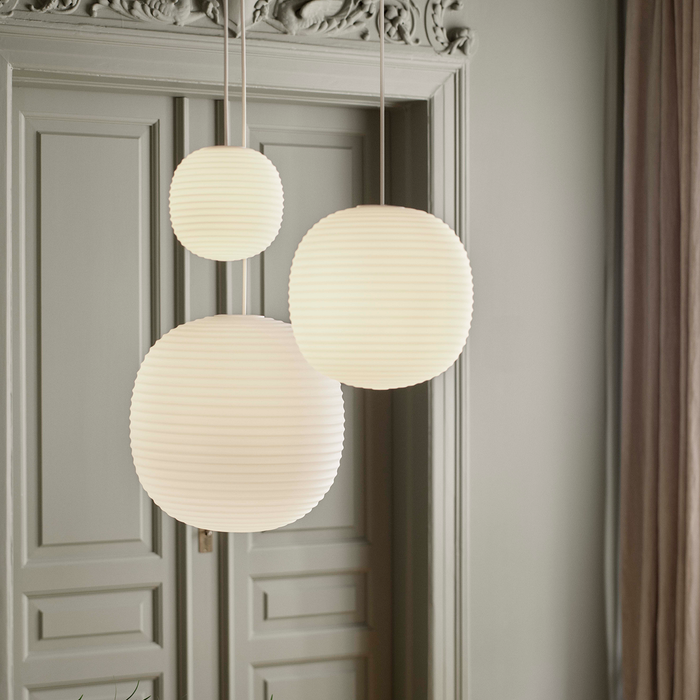 北歐進口燈具｜New Works 白月吊燈 Lantern Pendant 北歐丹麥極簡傢具品牌