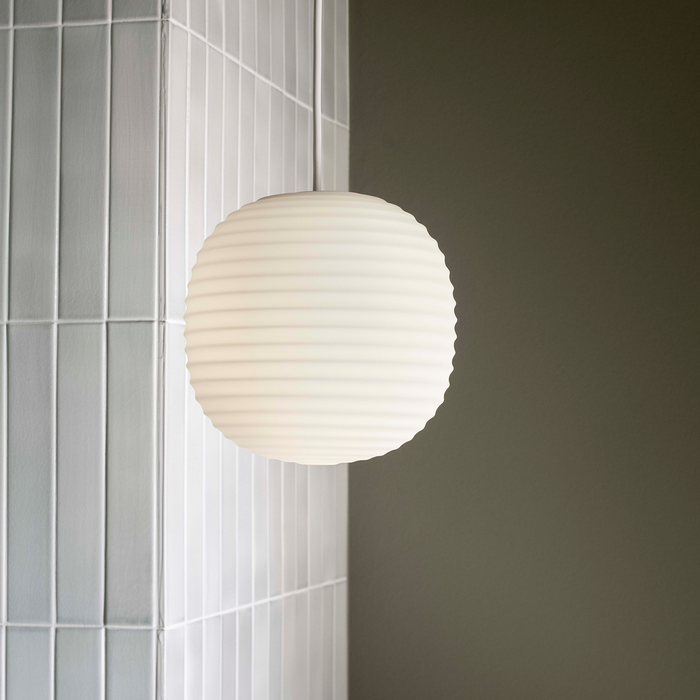 北歐進口燈具｜New Works 白月吊燈 Lantern Pendant 北歐丹麥極簡傢具品牌