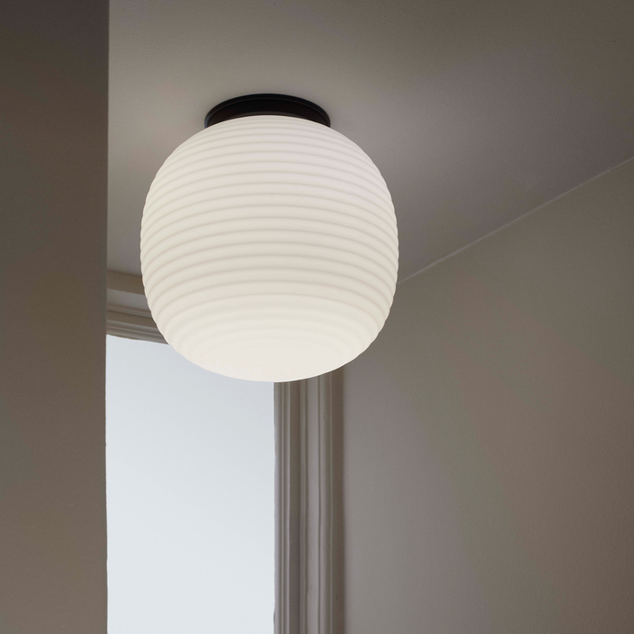 北歐進口燈具｜New Works 白月吸頂燈 Lantern Ceiling Lamp 北歐丹麥極簡傢具品牌