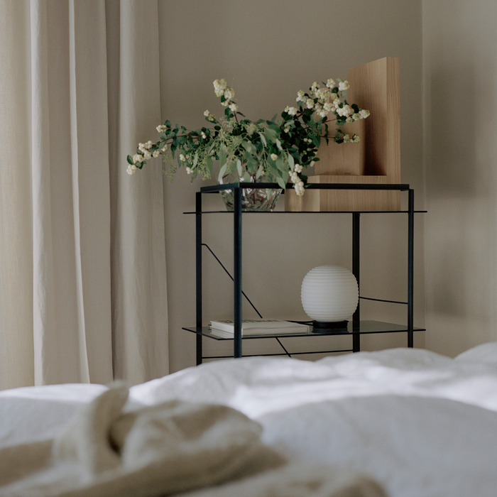 北歐進口燈具｜New Works 白月桌燈 Lantern Globe Table Lamp 北歐丹麥極簡傢具品牌