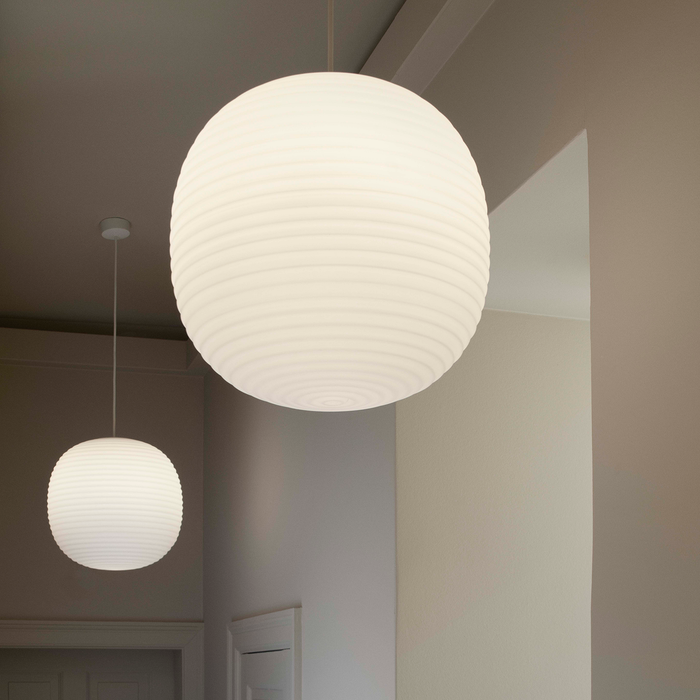 北歐進口燈具｜New Works 白月吊燈 Lantern Pendant 北歐丹麥極簡傢具品牌