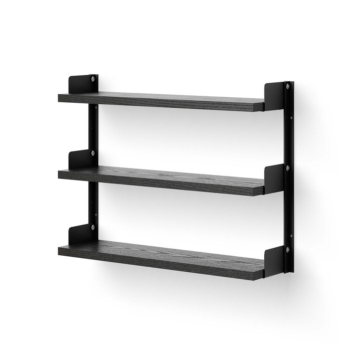 北歐收納傢具｜New Works 壁掛式三層窄版壁掛架 / 杯架  Tea Shelf 北歐丹麥極簡傢具品牌