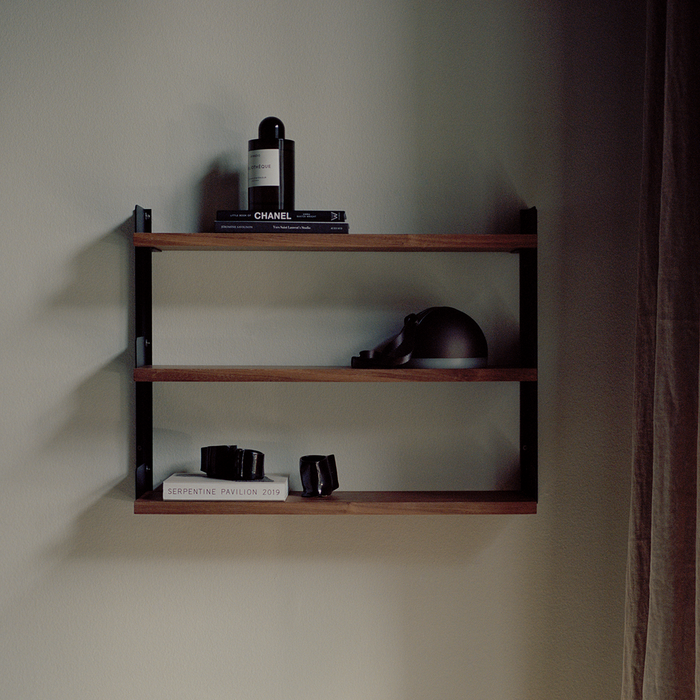 北歐收納傢具｜New Works 壁掛式三層窄版壁掛架 / 杯架  Tea Shelf 北歐丹麥極簡傢具品牌