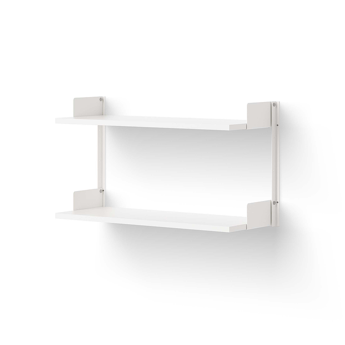 北歐收納傢具｜New Works 壁掛式雙層壁掛架 /書架 Wall Shelf 北歐丹麥極簡傢具品牌