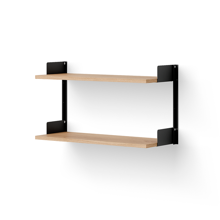 北歐收納傢具｜New Works 壁掛式雙層壁掛架 /書架 Wall Shelf 北歐丹麥極簡傢具品牌