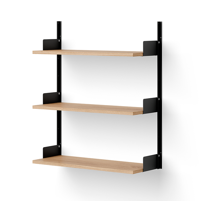 北歐收納傢具｜New Works 壁掛式三層壁掛架 Wall Shelf 北歐丹麥極簡傢具品牌